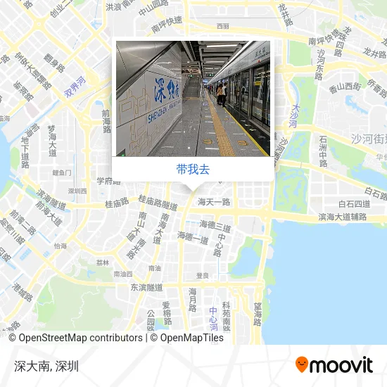 深大南地图