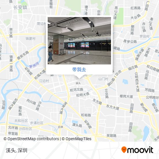 溪头地图