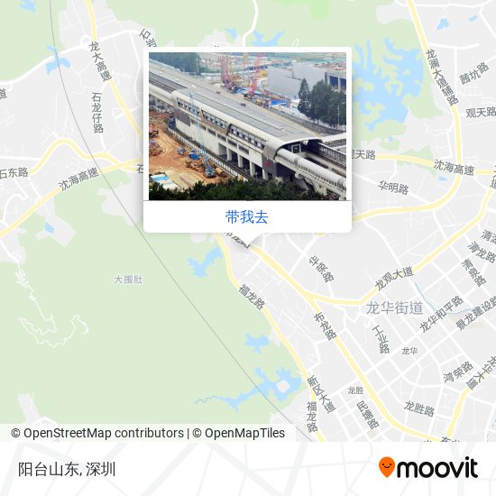 阳台山东地图