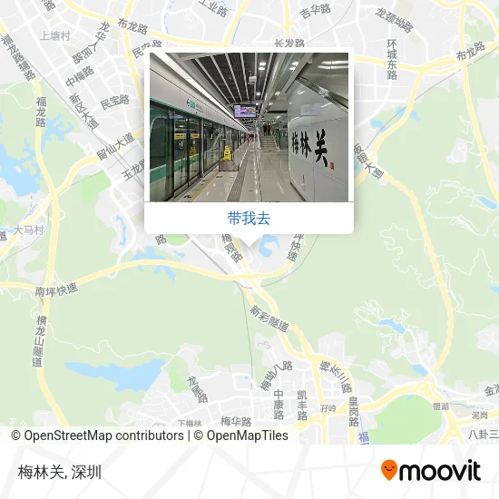 梅林关地图