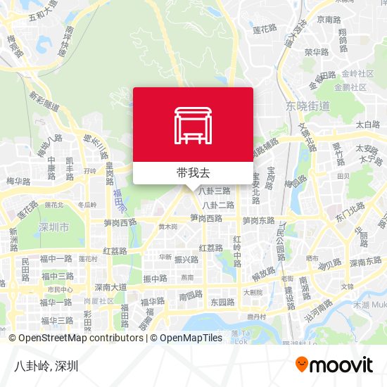 八卦岭地图