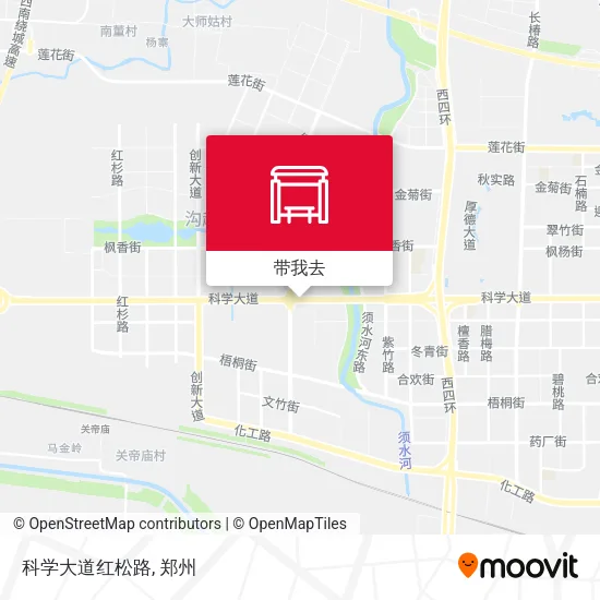 科学大道红松路地图