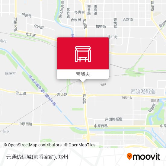 元通纺织城(韩香家纺)地图