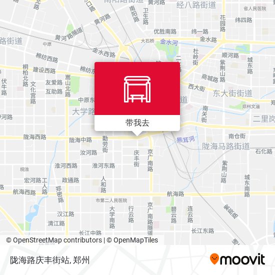 陇海路庆丰街站地图