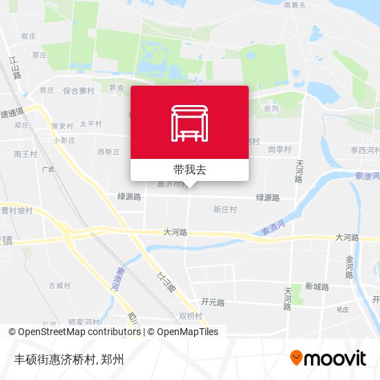 丰硕街惠济桥村地图