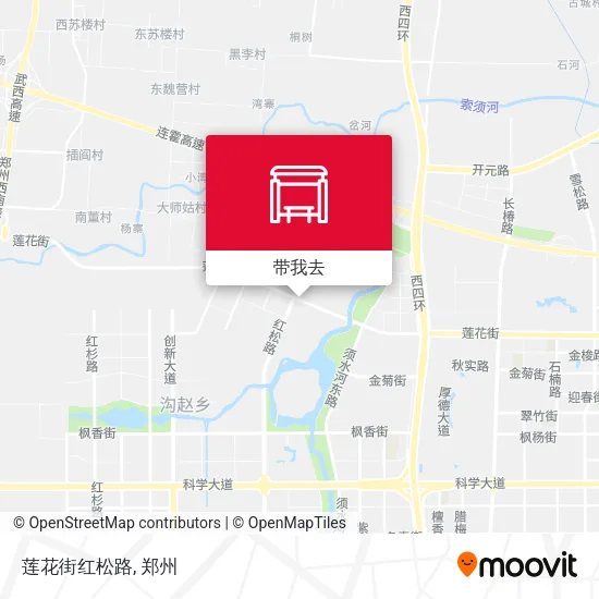 莲花街红松路地图