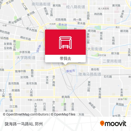 陇海路一马路站地图