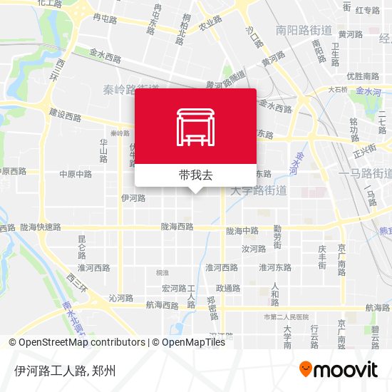 伊河路工人路地图