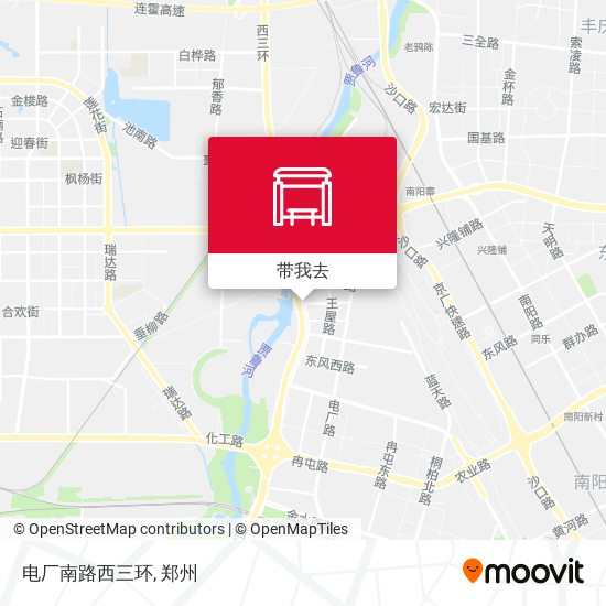 电厂南路西三环地图