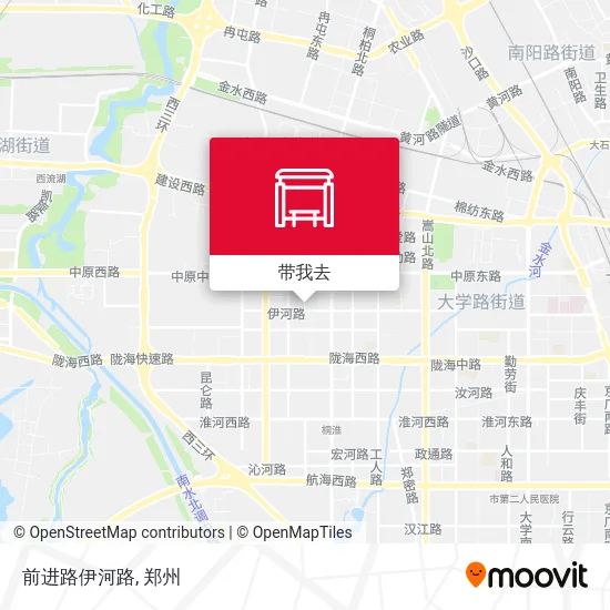 前进路伊河路地图