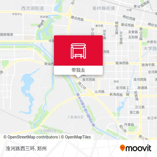 淮河路西三环地图