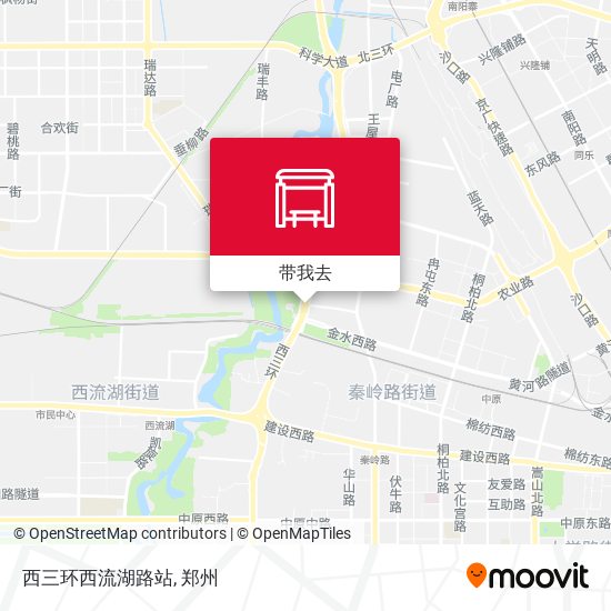 西三环西流湖路站地图