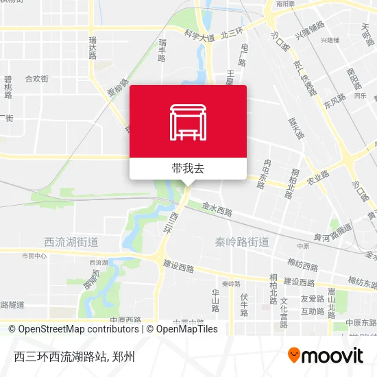 西三环西流湖路站地图