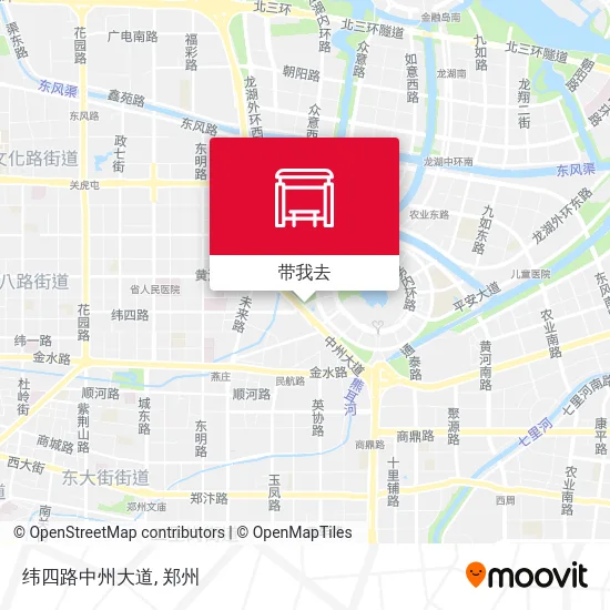 纬四路中州大道地图