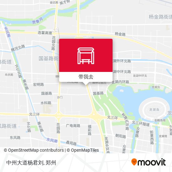 中州大道杨君刘地图
