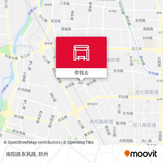 南阳路东风路地图