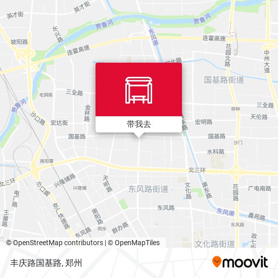 丰庆路国基路地图