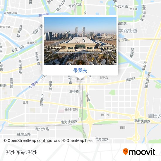 郑州东站地图