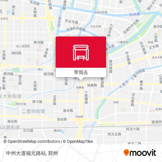 中州大道福元路站地图