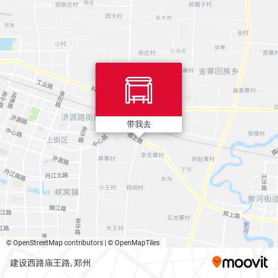 建设西路庙王路地图