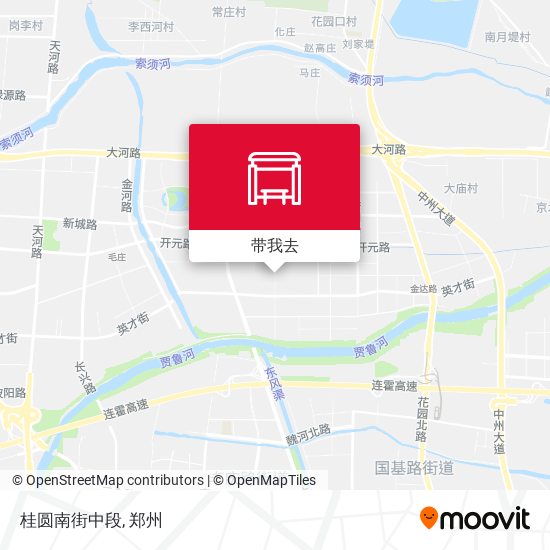 桂圆南街中段地图