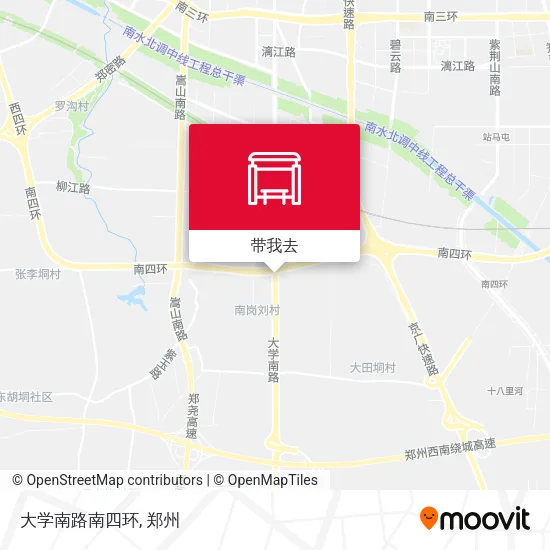 大学南路南四环地图