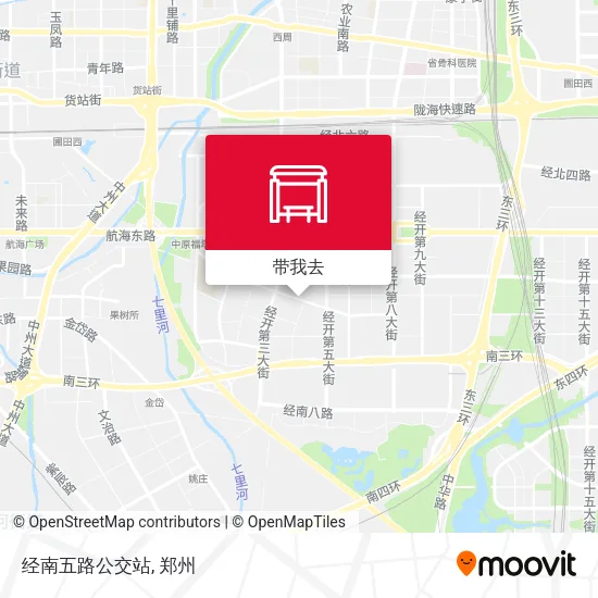 经南五路公交站地图