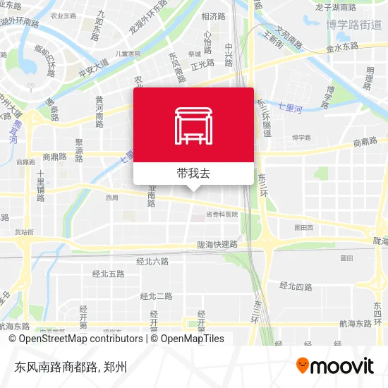 东风南路商都路地图