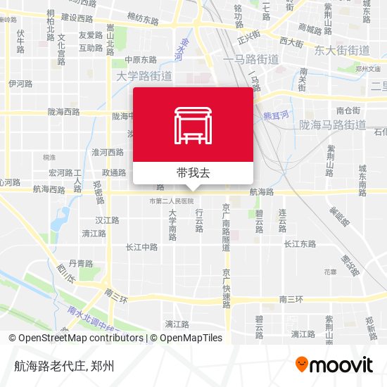 航海路老代庄地图