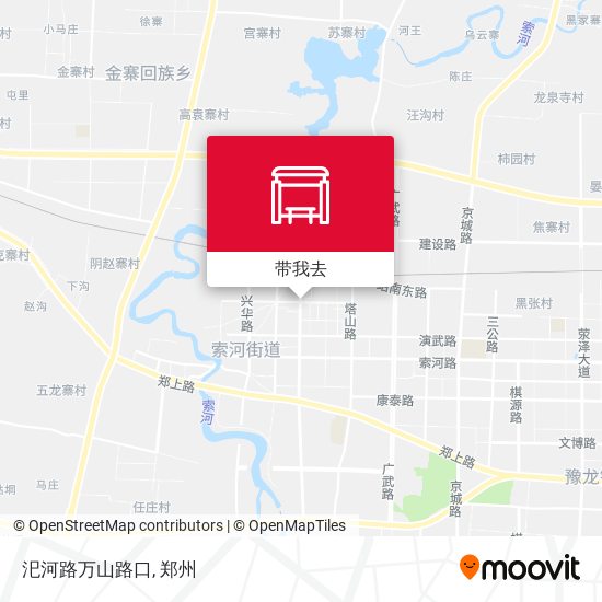 汜河路万山路口地图