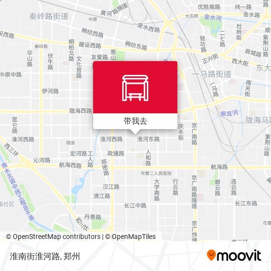 淮南街淮河路地图