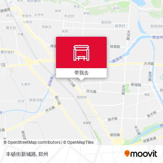丰硕街新城路地图