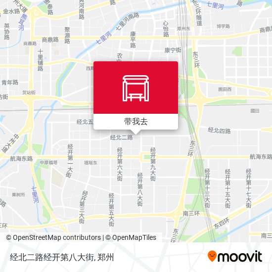 经北二路经开第八大街地图