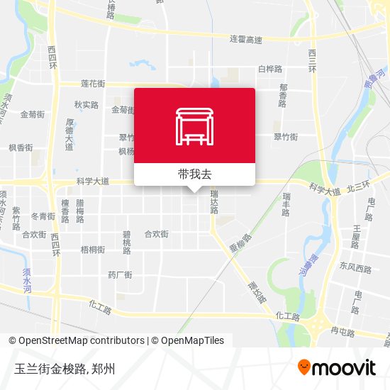 玉兰街金梭路地图