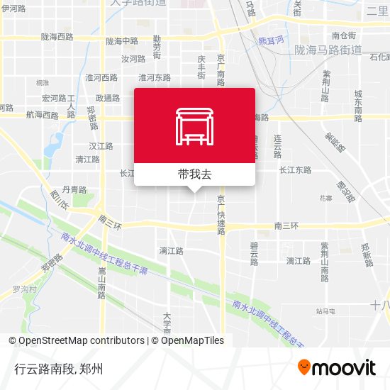 行云路南段地图