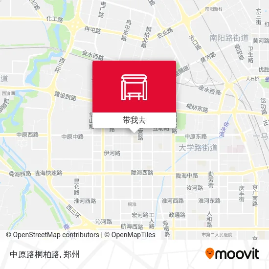 中原路桐柏路地图