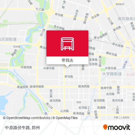 中原路伏牛路地图
