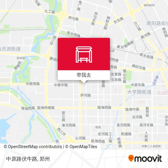 中原路伏牛路地图