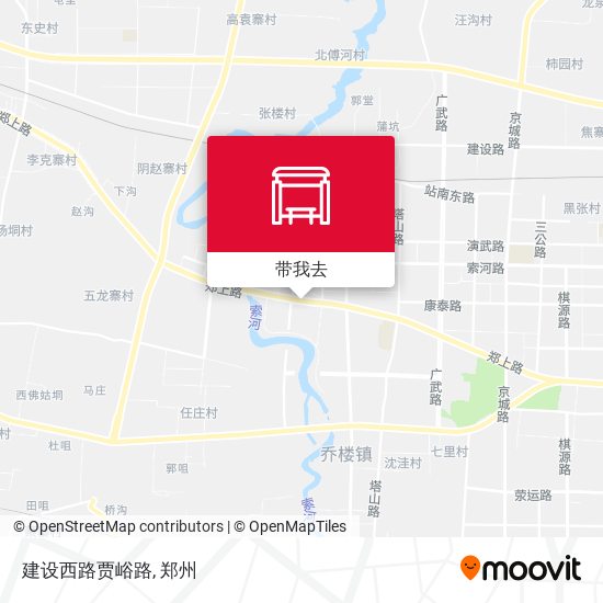 建设西路贾峪路地图