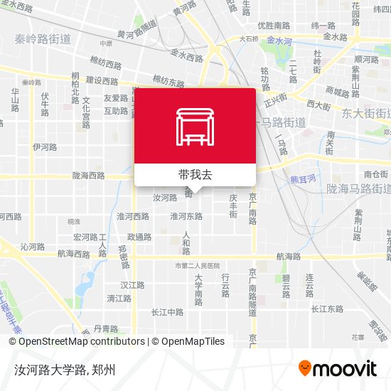 汝河路大学路地图