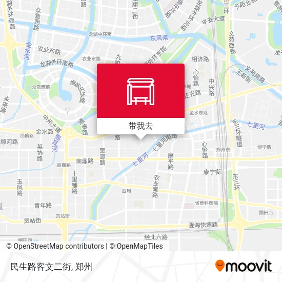 民生路客文二街地图