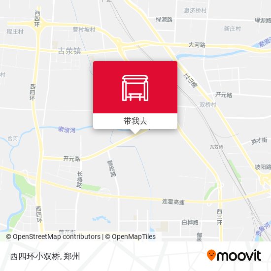 西四环小双桥地图