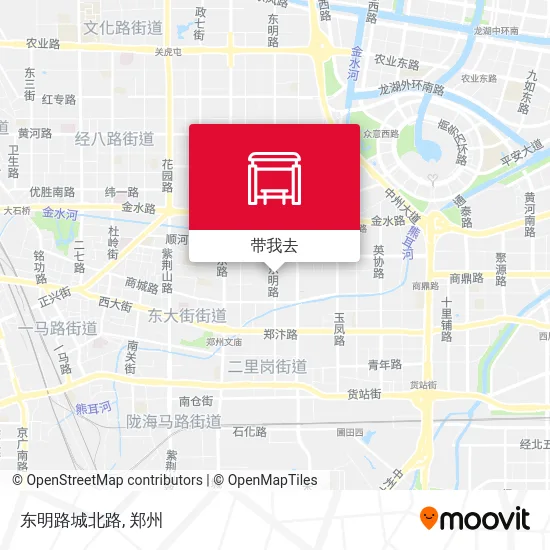 东明路城北路地图