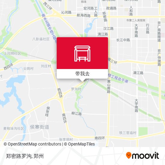 郑密路罗沟地图