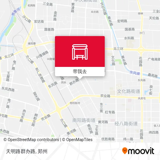 天明路群办路地图