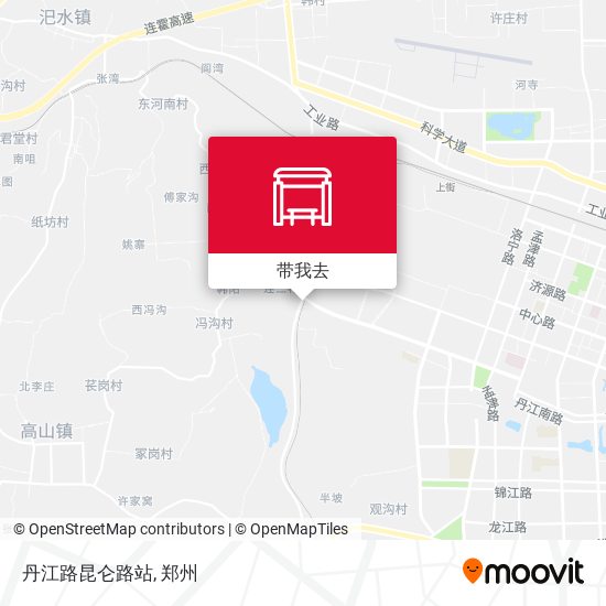 丹江路昆仑路站地图
