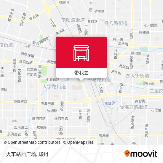 火车站西广场地图