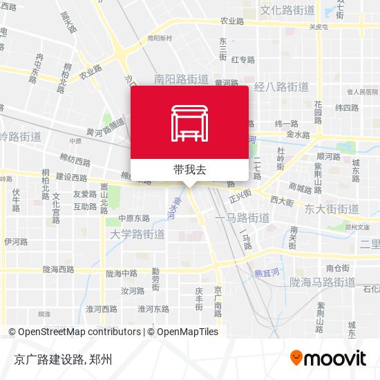 京广路建设路地图