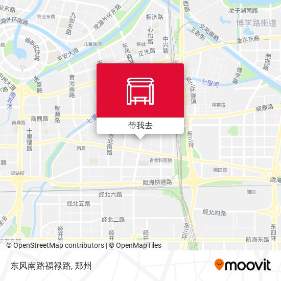 东风南路福禄路地图