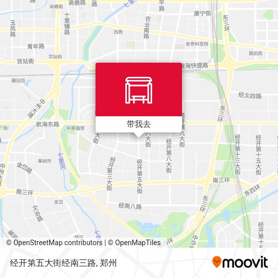 经开第五大街经南三路地图